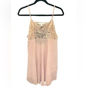 Victoria’s Secret Blush Pink Ballerina Coquette Slip Dress Size M